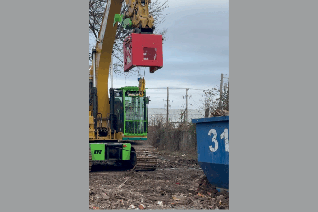 Excavator Winch Attachment