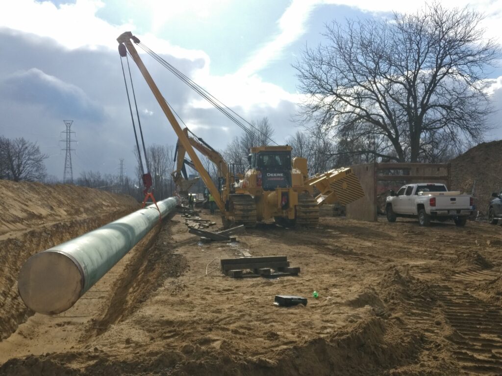 Photo of a jobsite from Midwestern Manufacturing
